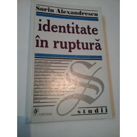 IDENTITATE IN RUPTURA - SORIN ALEXANDRESCU